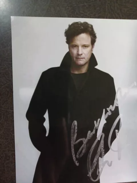 COLIN FIRTH Authentic Hand Signed Autograph 4X6 Photo - FAMOUS ACTOR