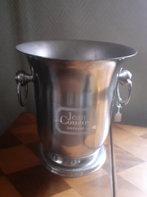 Seau à Champagne Jean Couzon Orfèvre - Inox 18/10 - Made In France - Vintage 1970