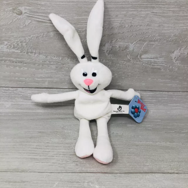 Trix Rabbit General Mills Breakfast Babies Bean Bag Beanie Plush 11" 1997 NEW
