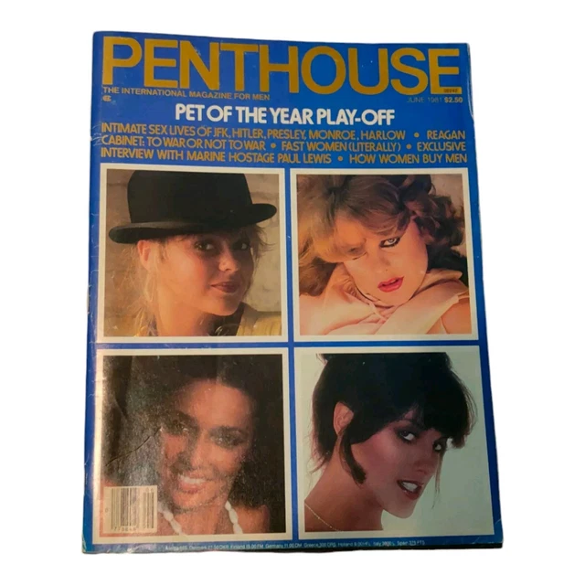 VINTAGE PENTHOUSE MAGAZINE Pet Of The Year JUNE 1981 USA ISSUE VOL 12