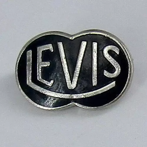 LEVIS BIKE MANUFACTURER UK - Vintage Enamel Lapel Badges - Biker / Bikes / Racer