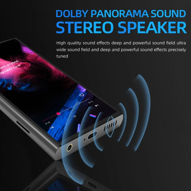 (Gris Fer)Lecteur MP3 WiFi Avec Lecteur MP3 MP4 à écran Tactile FHD