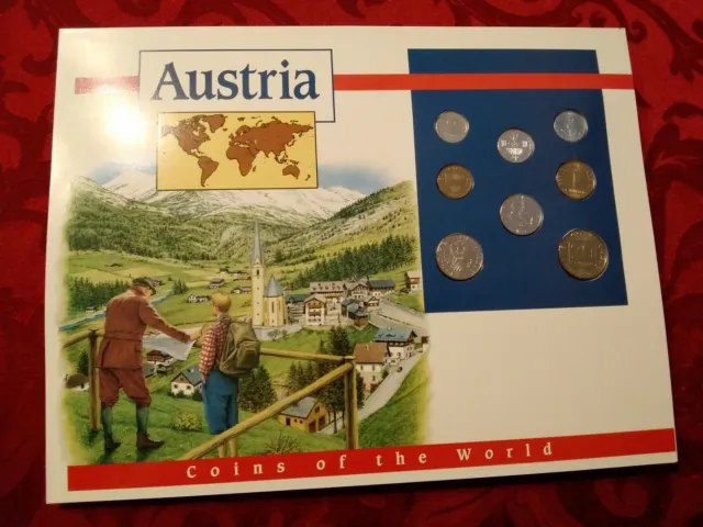 Coins of the World Austria 1980-1994 1,5,10,20 Schilling 1994 Brilliant UNC