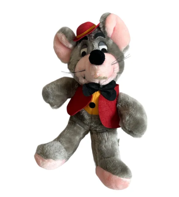Chuck E Cheese Pizza Time Theater Mouse Vtg Stuffed Toy Plush 1980s Made Korea