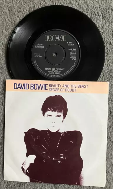 David Bowie - Beauty And The Beast 1983 RCA Lifetimes series 7 inch vinyl single