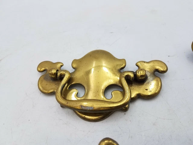 5 pièces boutons de quincaillerie vintage poignée de tiroir de commode mal assortis 2