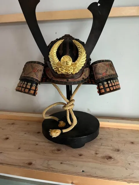 Kabuto Japanese Antique vintage Samurai Armor Yoroi Helmet antique from japan