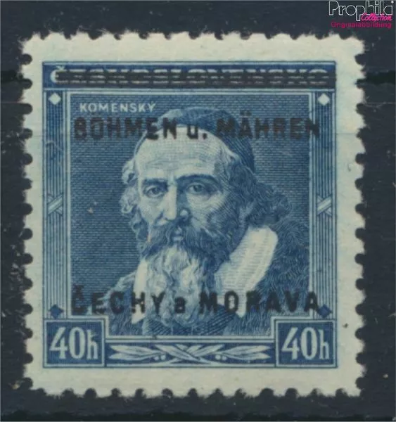 Briefmarken Böhmen und Mähren 1939 Mi 6 postfrisch(9482436