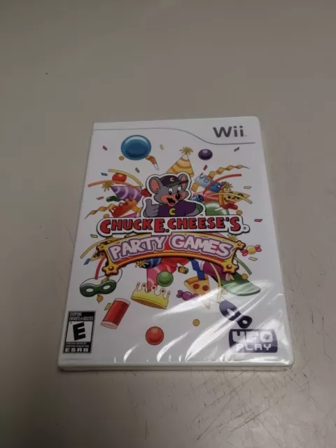 Brand New - Chuck E. Cheese's Party Games - Nintendo Wii 2010 - Factory Sealed