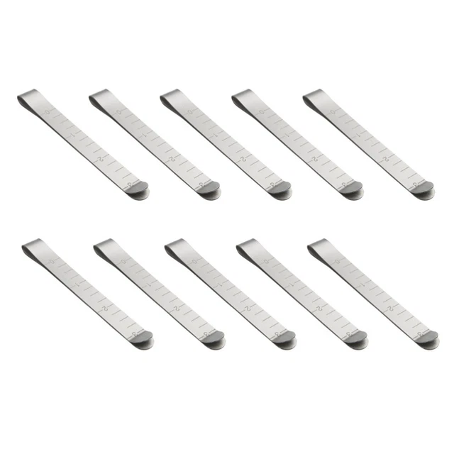10 PCS Curling Clip Sewing Clamps Supplies Clips Pants Ruler Quilting