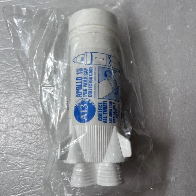 1995 Hardee’s Apollo 13 Pog Milk Cap Collector Case New