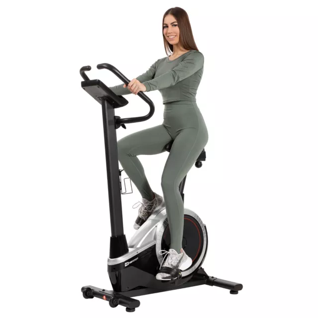 Hop-Sport Heimtrainer HS-060H Ergometer Computer Pulsmessung Fitnessbike bis 120 2