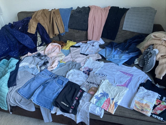 Huge Bundle Girls Clothing Age 12-13 35+ Items M&S Mango Kylie H&M Adidas Nike