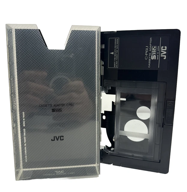 JVC CP6U MOTORIZED VHSC SVHS to VHS Video Cassette Tape Adapter