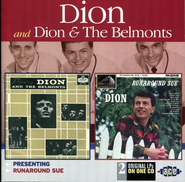 CD Presenting Dion & The Belmonts and Dion - Runaround Sue (2 LPs on 1 CD)