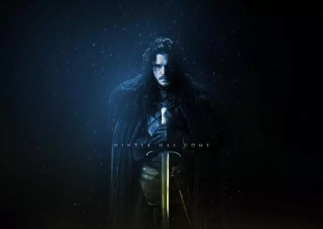 GAME OF THRONES JON SNOW POSTER Wall Art Photo Print Poster A4 A3