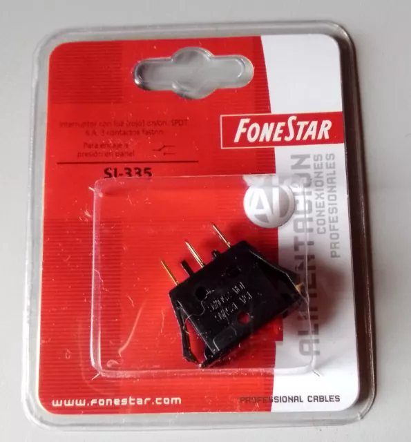 5 x unidades Interruptor Fonestar SI-335con luz