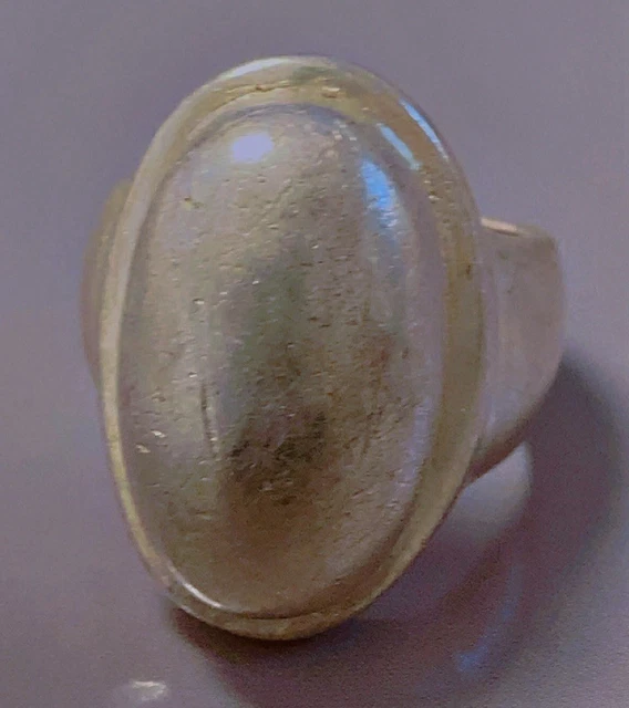 Bague Chevalière Argent Monogramme BJ - Style Art Déco - Taille 60 - Très Bon état
