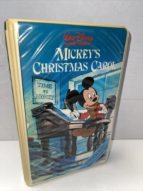 RARE EARLY WALT Disney Mickey s Christmas Carol VHS 1984 Clamshell rare-early-walt-disney-mickey-s-christmas-carol-vhs-1984-clamshell