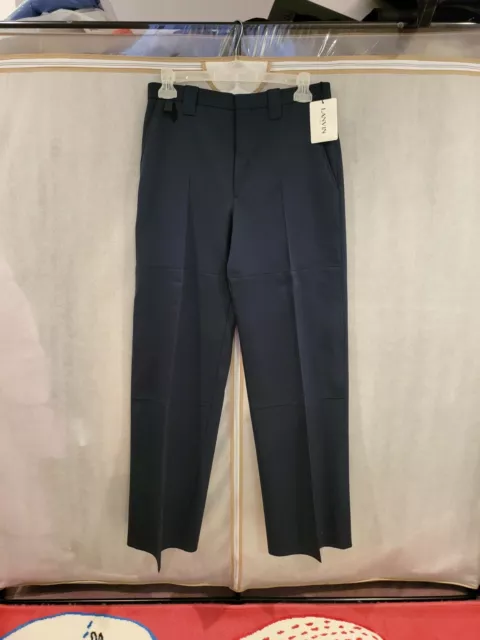 LANVIN Twill Wide Leg Pants 3