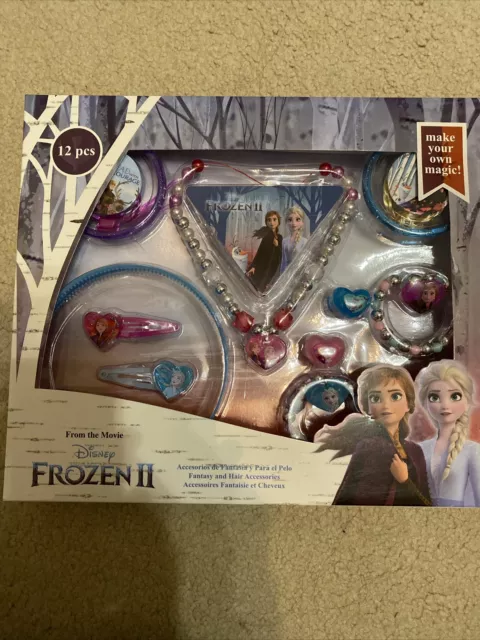 Girls frozen II make your own magic 12 pcs Disney Fantasy and hair accessories