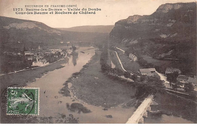 25-SAN59008-BAUME-LES-DAMES.Vallée du Doubs.Cour-les-Baume.Rochers de Châtard
