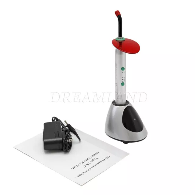 Dental Wireless Cordless LED Curing Light Lamp 2000mw/cm2 Orthodontic CE