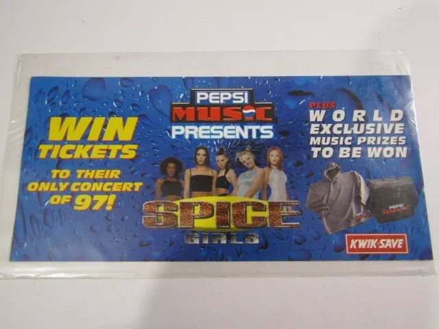 Spice Girls 1997 - Pepsi Music - Kwiksave Competition Flyer (P1)