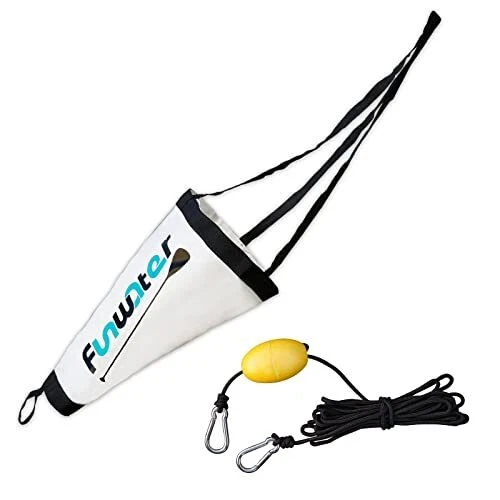 Drift Anchor+Drift Sock+Harness Float,Boat Drag Bag Ocean Anglers Fishing
