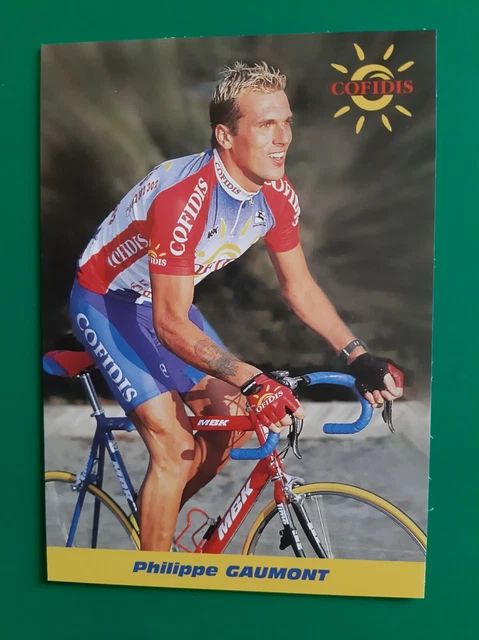 CYCLISME carte cycliste JEAN-PHILIPPE DOJWA équipe GAN 1995