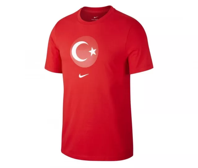 T-shirt Turquie Crest Rouge Taille L Neuf et Authentique