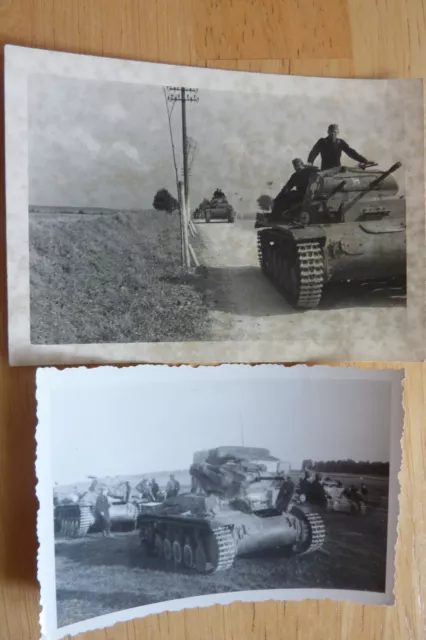 B6)  2x PANZER P II ,Estland Polen Tank