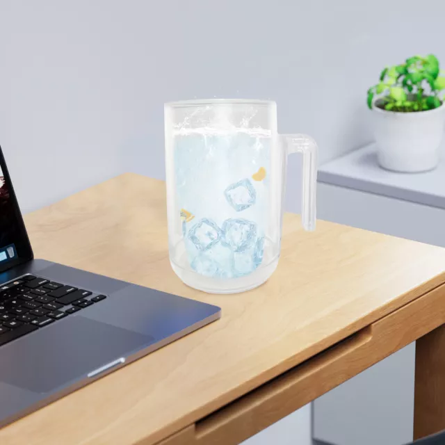 Drinkware Freezeable Drink Mug Insulated Freezer Beer Mug with Handle for Drinks