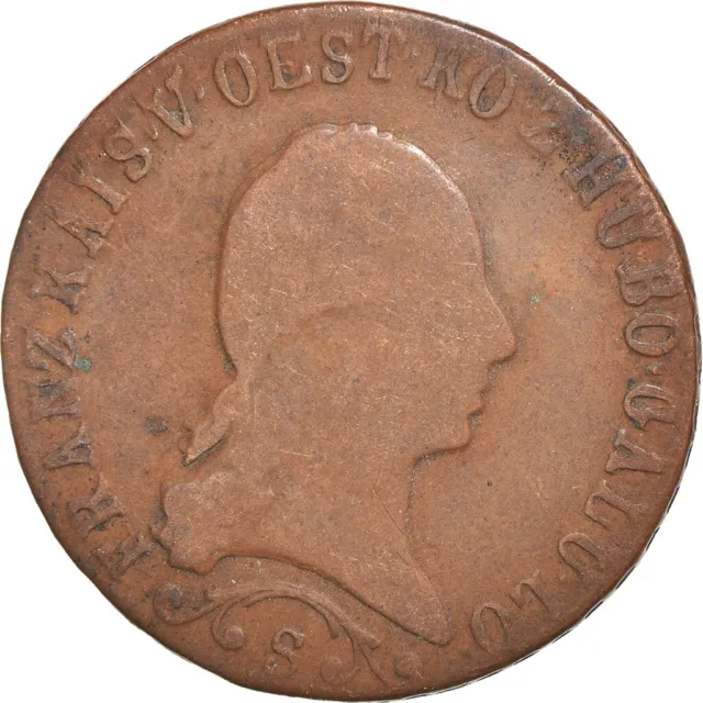 [#385861] Coin, Austria, Franz II (I), Kreuzer, 1812, Schmollnitz, VF(30-35), Co