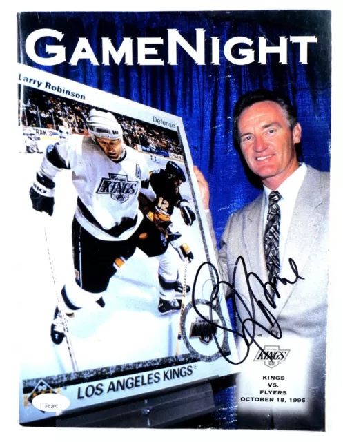 Larry Robinson Signed Autographed Program Magazine Kings 1995 JSA AR12971