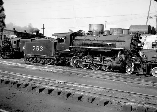 Negative - Southern Railway Ks Class 2-8-0 Type Steam Locomotive No. 753