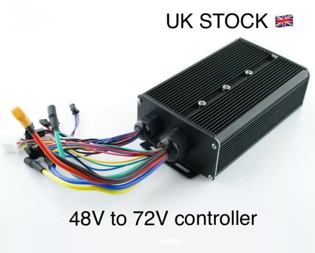 Electric Bike Controller 48V 52V 60V 72V 2000W 3000W 45 Amp Ebike DIY