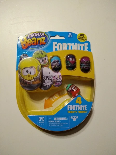 Pack De 4 Mighty Beanz Fortnite Styles Peuvent Varier Multicolore Eur 76 Picclick Fr