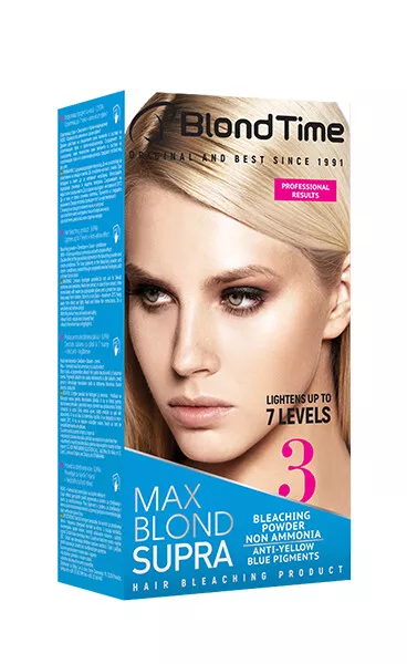 Max Blond Hair Kit Produkt kein Ammoniak Profi, Nr. 3