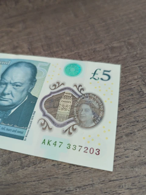 Rarest Pound Notes VERY RARE AK47 Five Pound Note with low Serial Numbers £5.50 - PicClick UK
