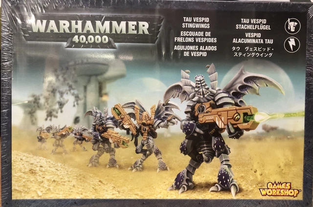 Tau Vespid Stingwings In Resina – Fuori Produzione Warhammer 40.000 (Nuovo In Scatola)