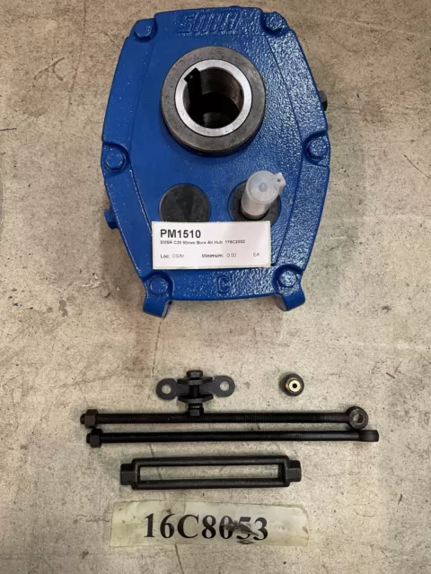 Shaft mounted speed reducer Gearbox - Size C - Model SMR-C2002 c/w Torque Arm