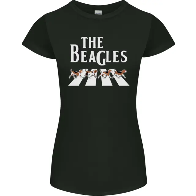 The Beagles Funny Dog Parody Womens Petite Cut T-Shirt