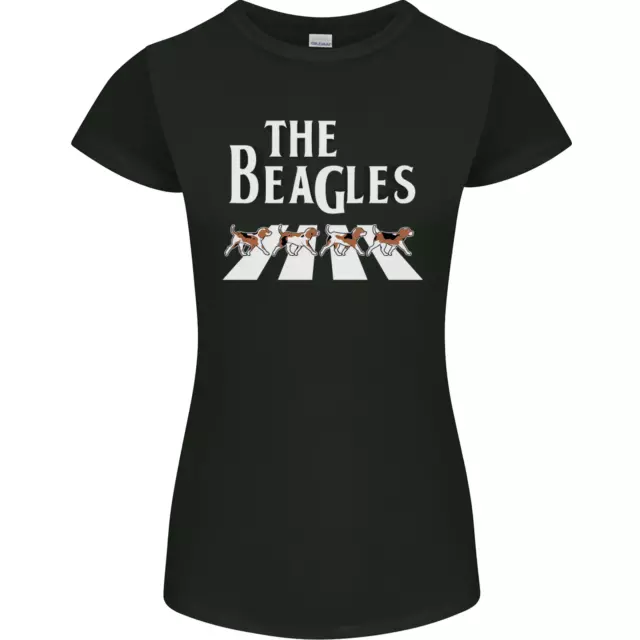 The Beagles Funny Dog Parody Womens Petite Cut T-Shirt