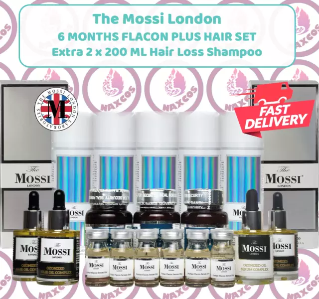 The Mossi London 6 Months Flacon Plus Hair Set + 2 Shampoos Extra 2