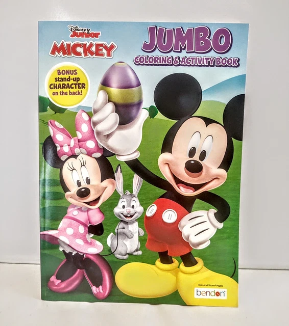 Disney Junior Mickey Mouse Clubhouse Minnie Spring Easter Jumbo Coloring Book