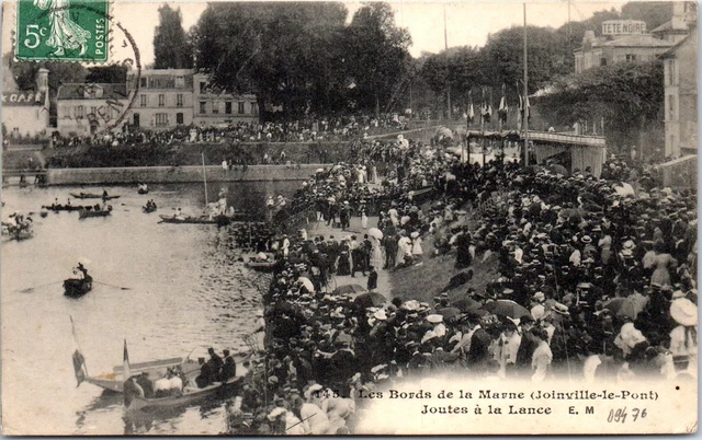 94 JOINVILLE LE PONT - joutes a la lance sur la marne