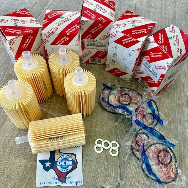 5 TOYOTA OIL Filter 04152YZZA4 Cartridge Style DENSO 1503023 34.00