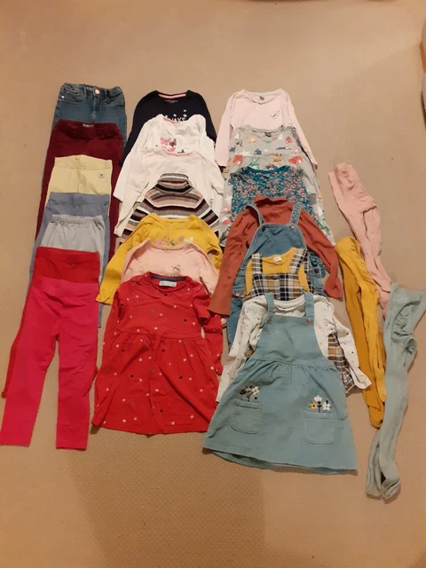 Large bundle of girls clothes 3-4 years - 27 items - Inc Tu, F&F, NEXT, M&S