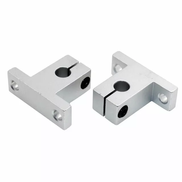 2pcs SK8 8mm Aluminum Linear Rail Shaft Guide Support Bearing CNC Part [M_M_S]